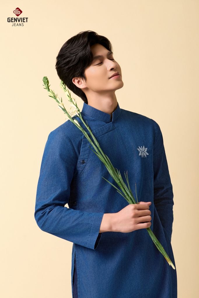 Áo Dài Jeans Nam TT6124J08795