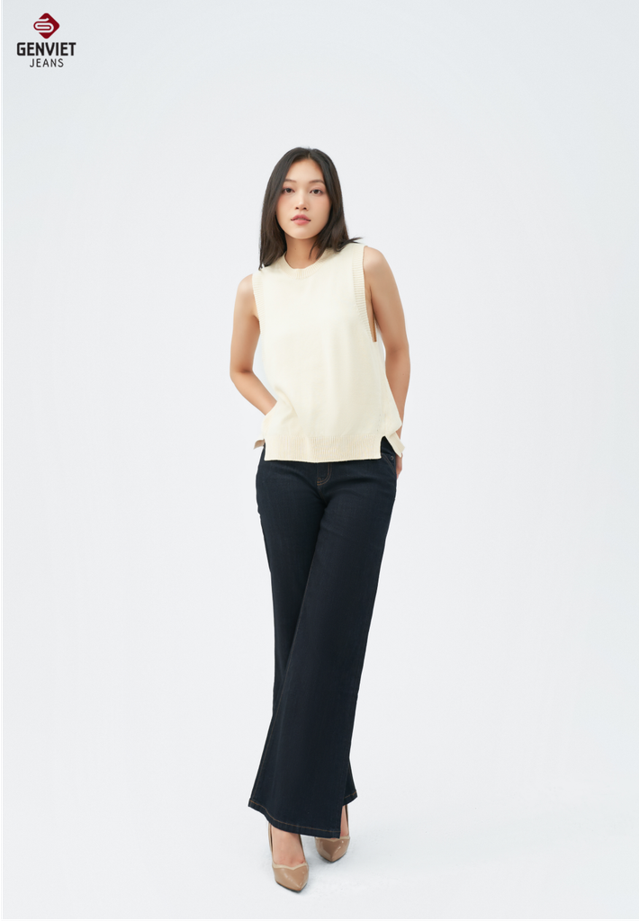 Quần Jeans Nữ Ống Vảy TQ1222J08843