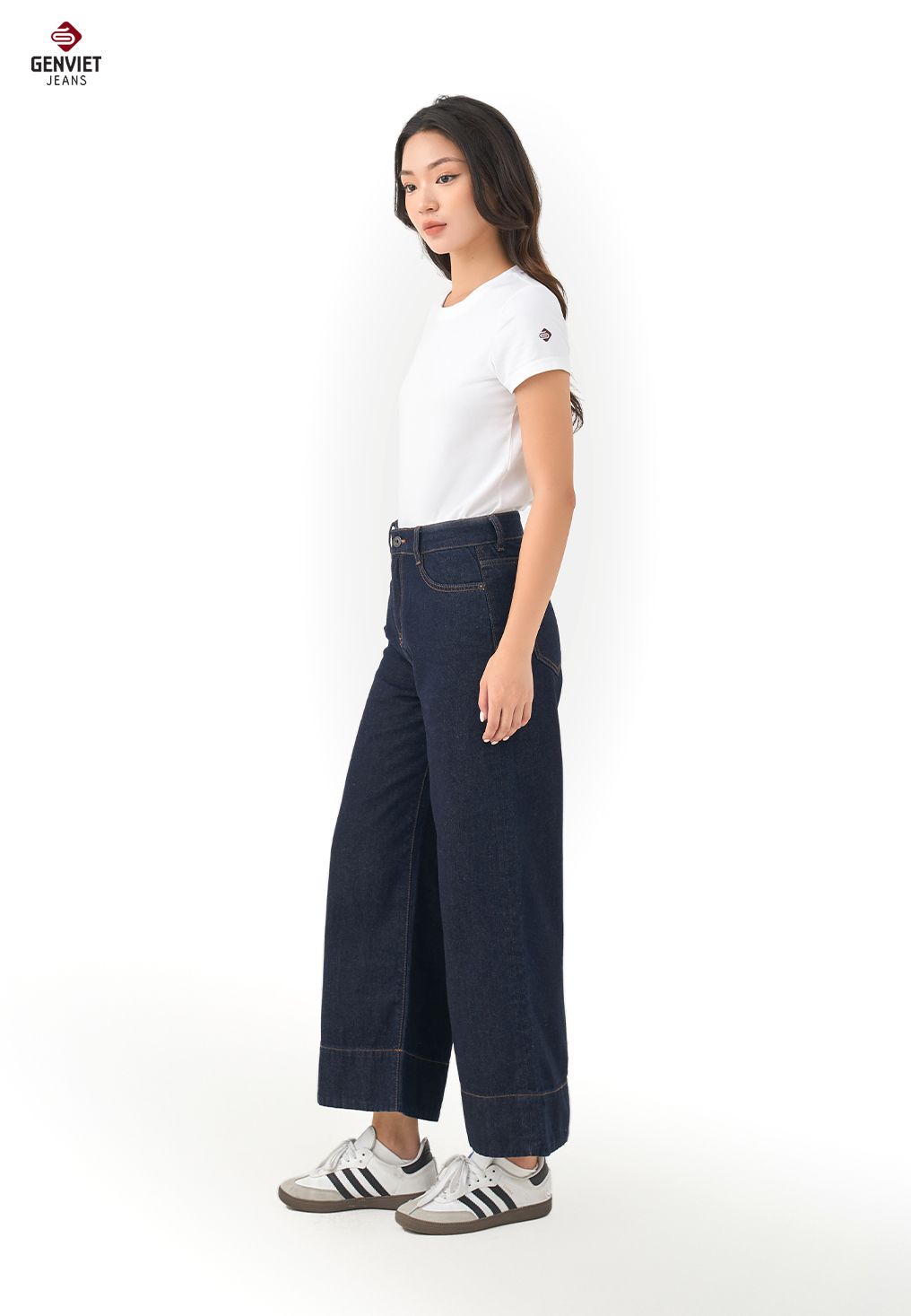  Quần Dài Nữ Jeans Suông Trẻ Trung TQ124J8620 