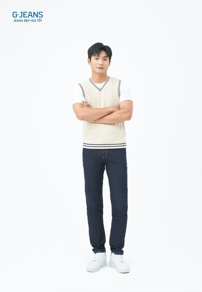 Quần Jeans Nam Ống Col Vừa DQ1103J08768