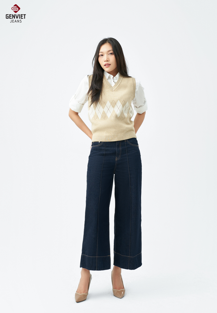 Quần Jeans Nữ Ống Suông TQ1224J08776