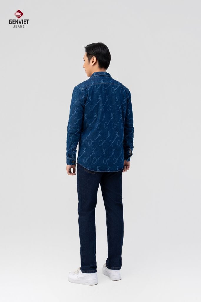 Áo Sơ Mi Jeans Dài Tay Nam X3124J8706