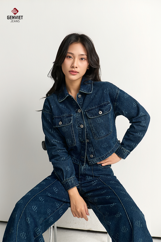 Áo Khoác Jeans Nữ Croptop XK1229J08858