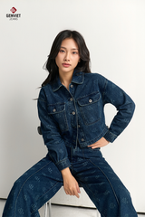 Áo Khoác Jeans Nữ Croptop XK1229J08858