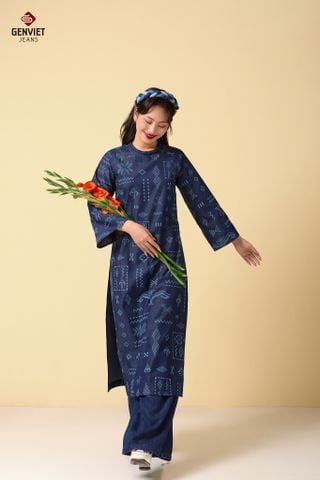 Áo Dài Jeans Nữ TT6224J08826