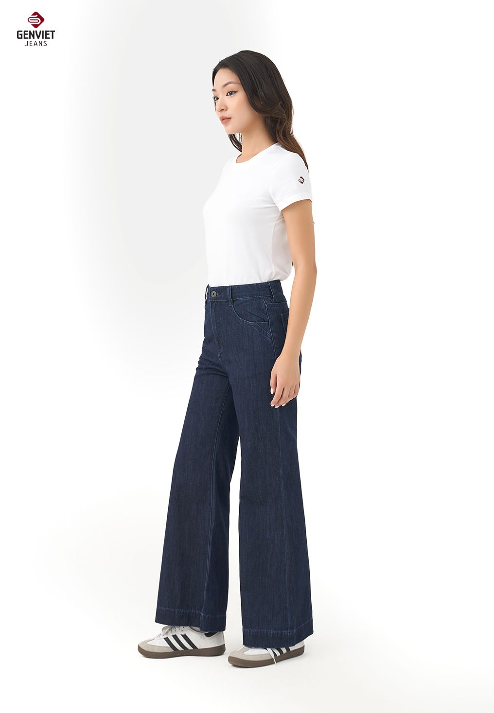  Quần Dài Jeans Nữ Ống Vảy TQ135J8721 