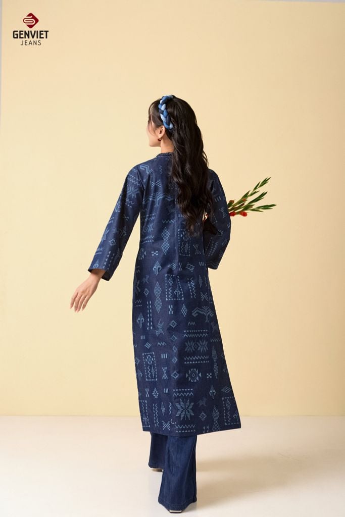 Áo Dài Jeans Nữ TT6224J08826