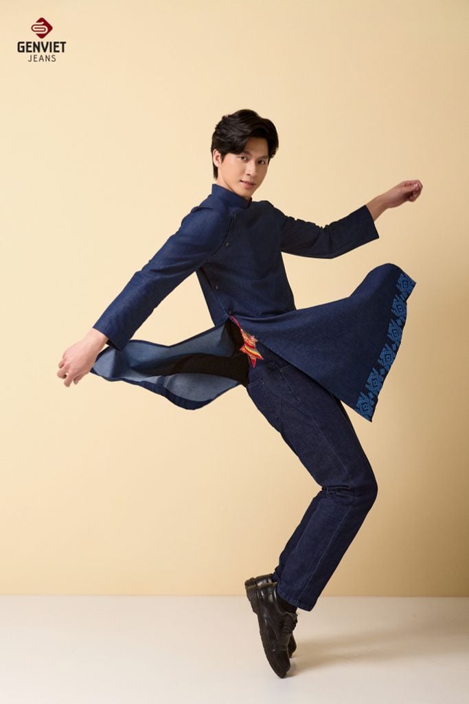 Áo Dài Jeans Nam TT6124J08795