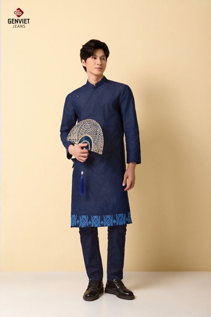 Áo Dài Jeans Nam TT6124J08795
