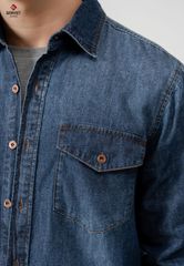 Áo Sơ Mi Jeans Dài Tay Nam D3123J8419