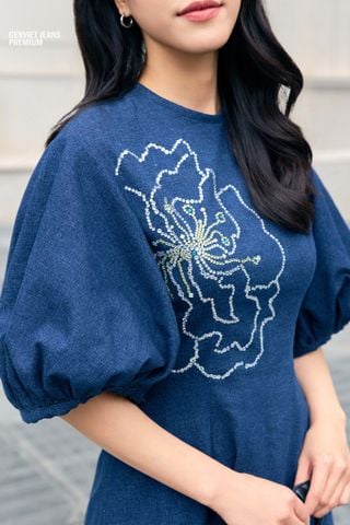 Đầm Jeans Nữ Xoè XD2227J08974