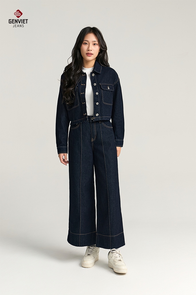Áo Khoác Jeans Nữ 1 Lớp TK1229J08859