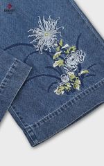 Quần Jeans Nữ Ống Vảy