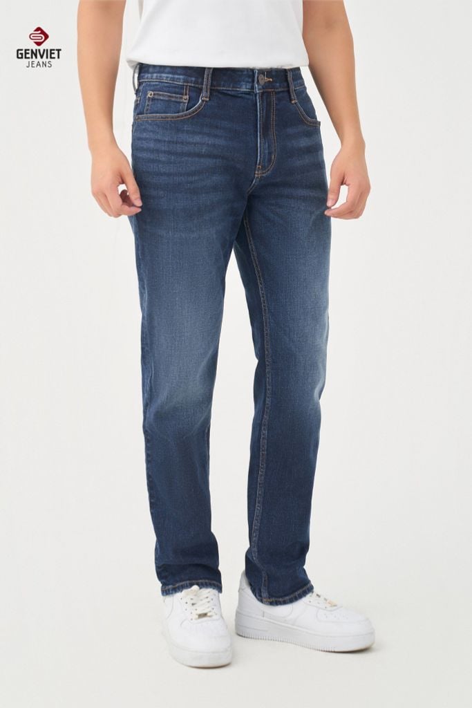 Quần Jeans Nam Ống Col Đứng DQ1108J08760