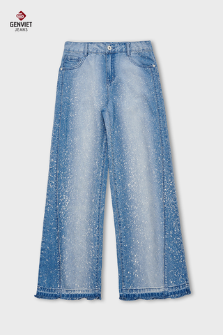 Quần Jeans Nữ Ống Suông X11224J08868