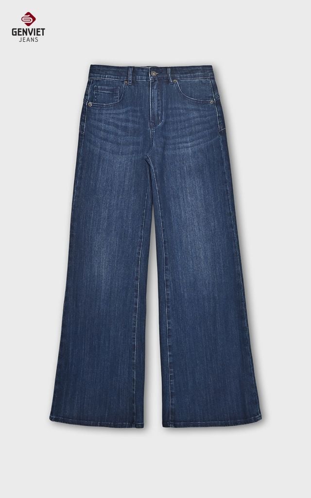 Quần Jeans Nữ Suông Vảy TQ1222J08785
