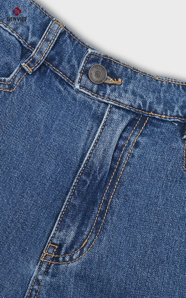 Quần Jeans Nữ Ống Suông TQ1232J08885