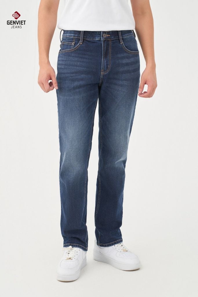 Quần Jeans Nam Ống Col Đứng DQ1108J08760