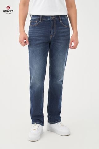 Quần Jeans Nam Ống Col Đứng