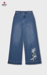 Quần Jeans Nữ Ống Vảy