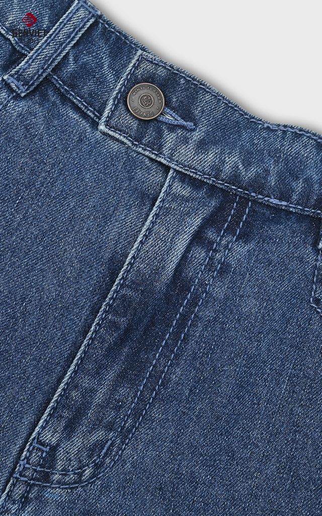 Quần Jeans Nữ Ống Vảy