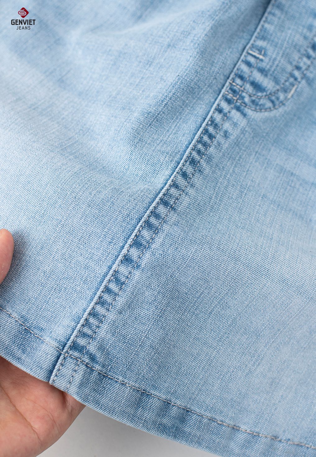  Chân Váy - Juyp Bé Gái Jeans Suông KJ333J8487 