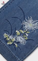 Quần Jeans Nữ Ống Vảy