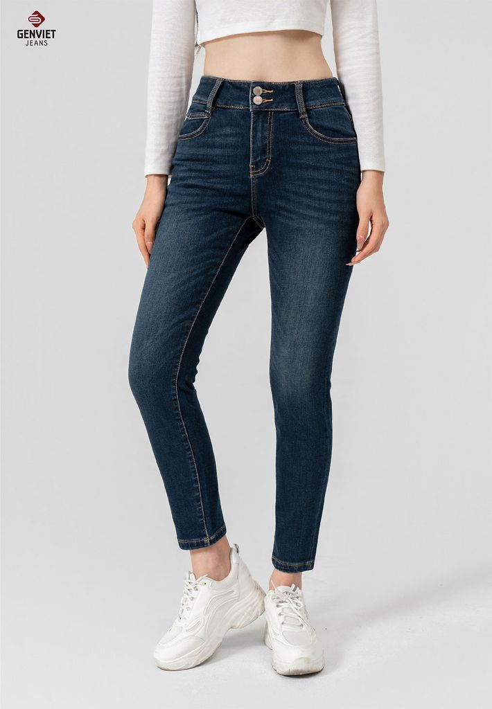 Quần Jeans Nữ Ống Col Vừa DQ103J8283