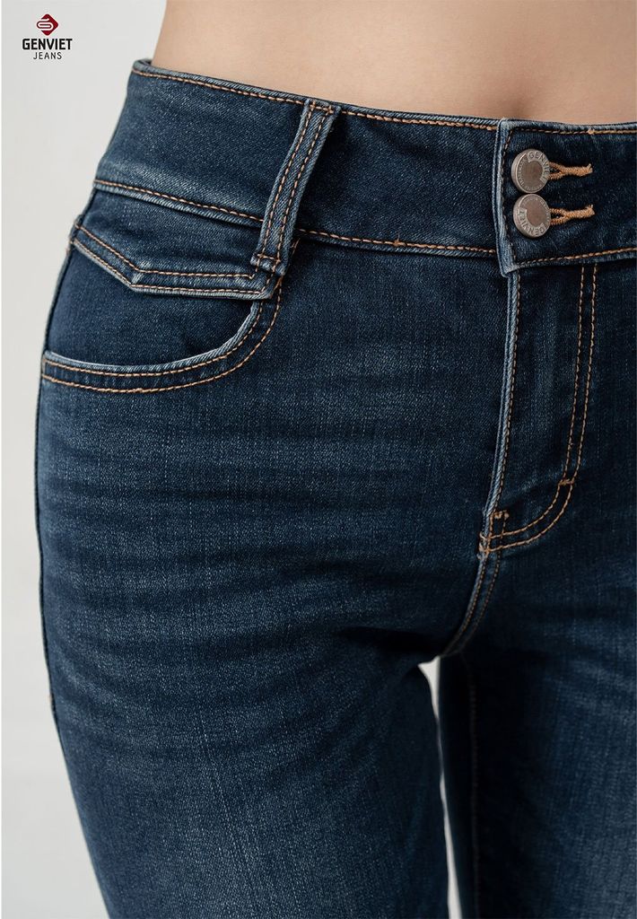 Quần Jeans Nữ Ống Col Vừa DQ103J8283
