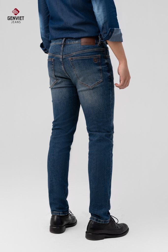 Quần Jeans Nam Ống Col Vừa TQ1103J08747