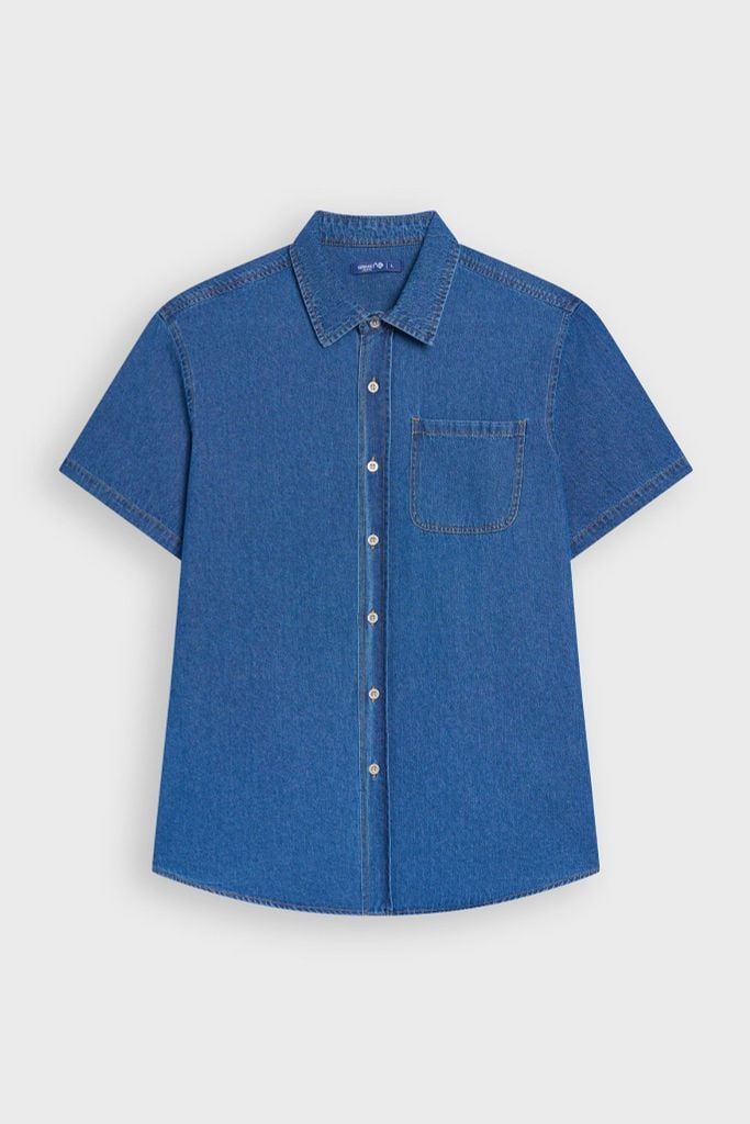 Áo Sơ mi Cộc Tay Jeans Nam S251.G.TA1123J09010