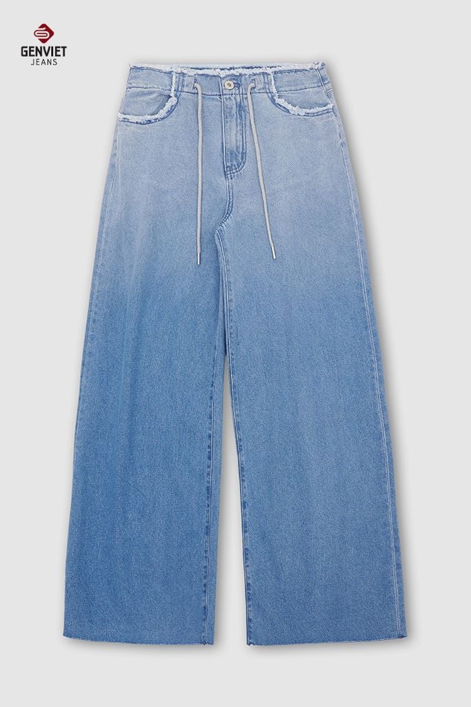 Quần Jeans Nữ Ống Suông XQ124J8692
