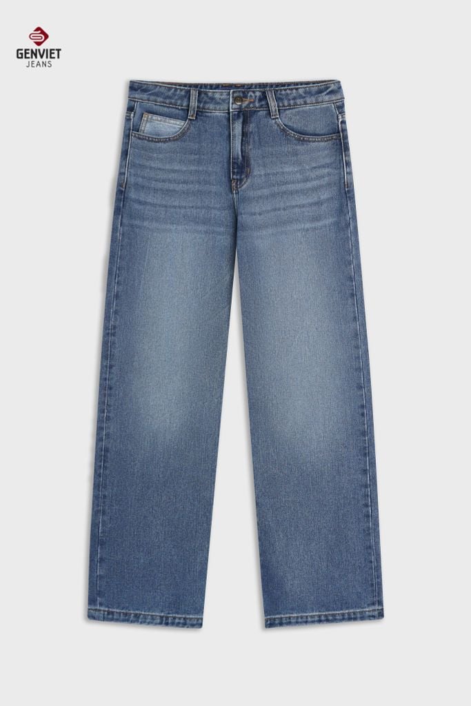 Quần Jeans Nữ Suông Vừa TQ1223J08737