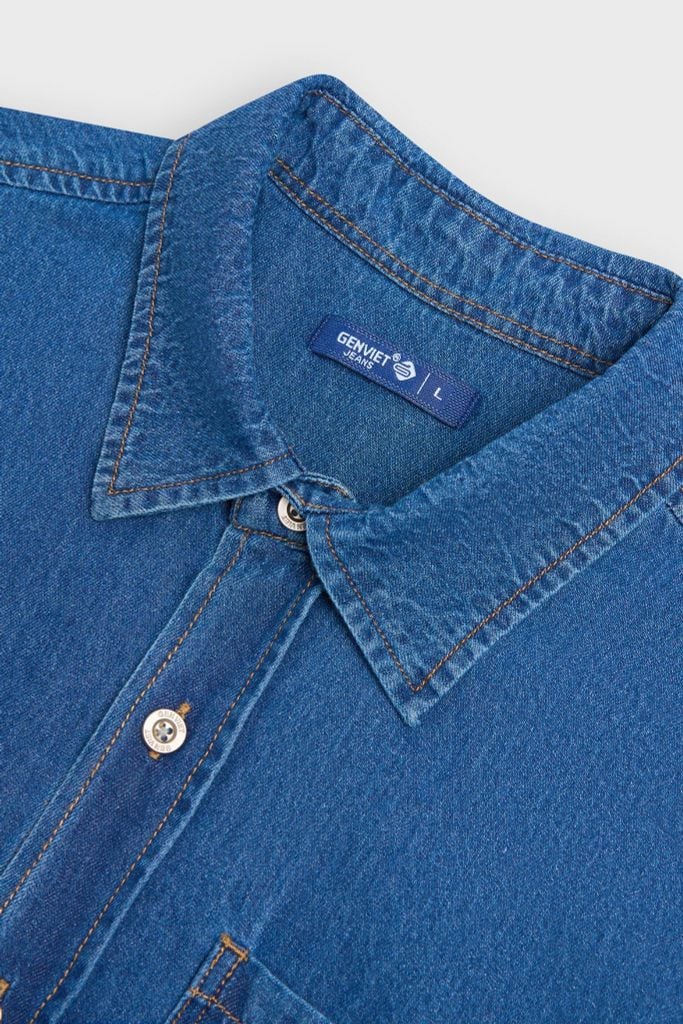 Áo Sơ mi Cộc Tay Jeans Nam S251.G.TA1123J09010