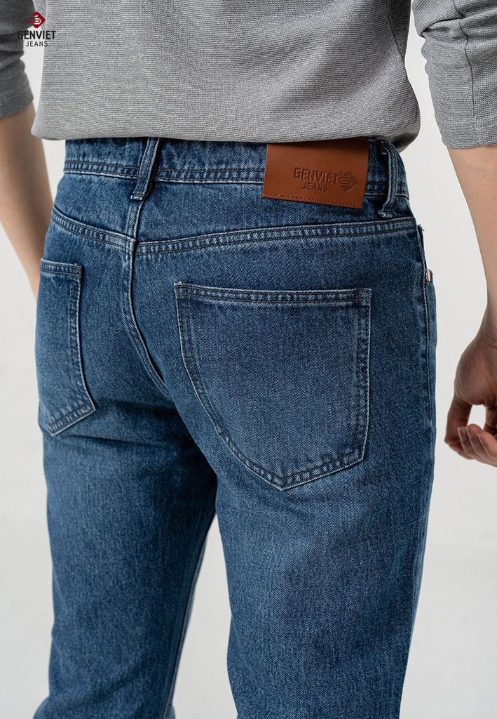 Quần Jeans Nam Ống Đứng D1109J8378