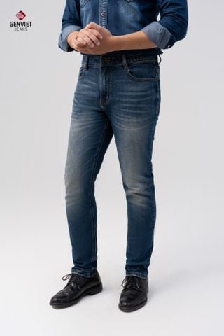 Quần Jeans Nam Ống Col Vừa TQ1103J08747