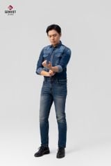 Quần Jeans Nam Ống Col Vừa TQ1103J08747