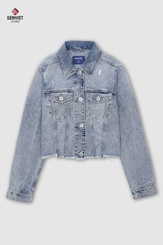 Áo Khoác Jeans Nữ 1 Lớp TK1218J08751