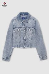 Áo Khoác Jeans Nữ 1 Lớp TK1218J08751