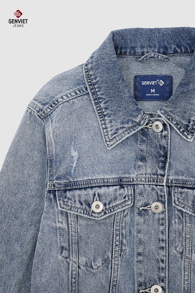 Áo Khoác Jeans Nữ 1 Lớp TK1218J08751