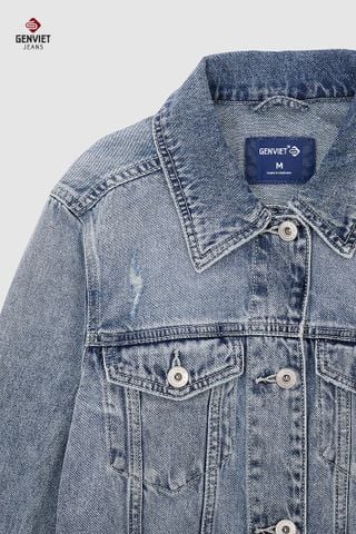 Áo Khoác Jeans Nữ 1 Lớp
