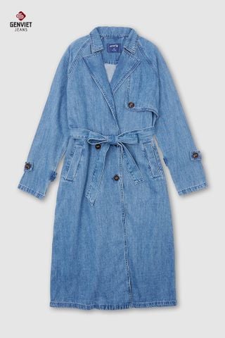 Áo Khoác Jeans Nữ Dáng Suông XK124J8607