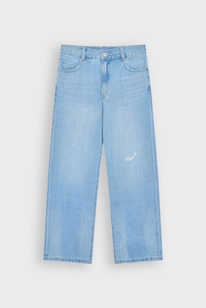 Quần Dài Jeans Nữ Dáng Suông