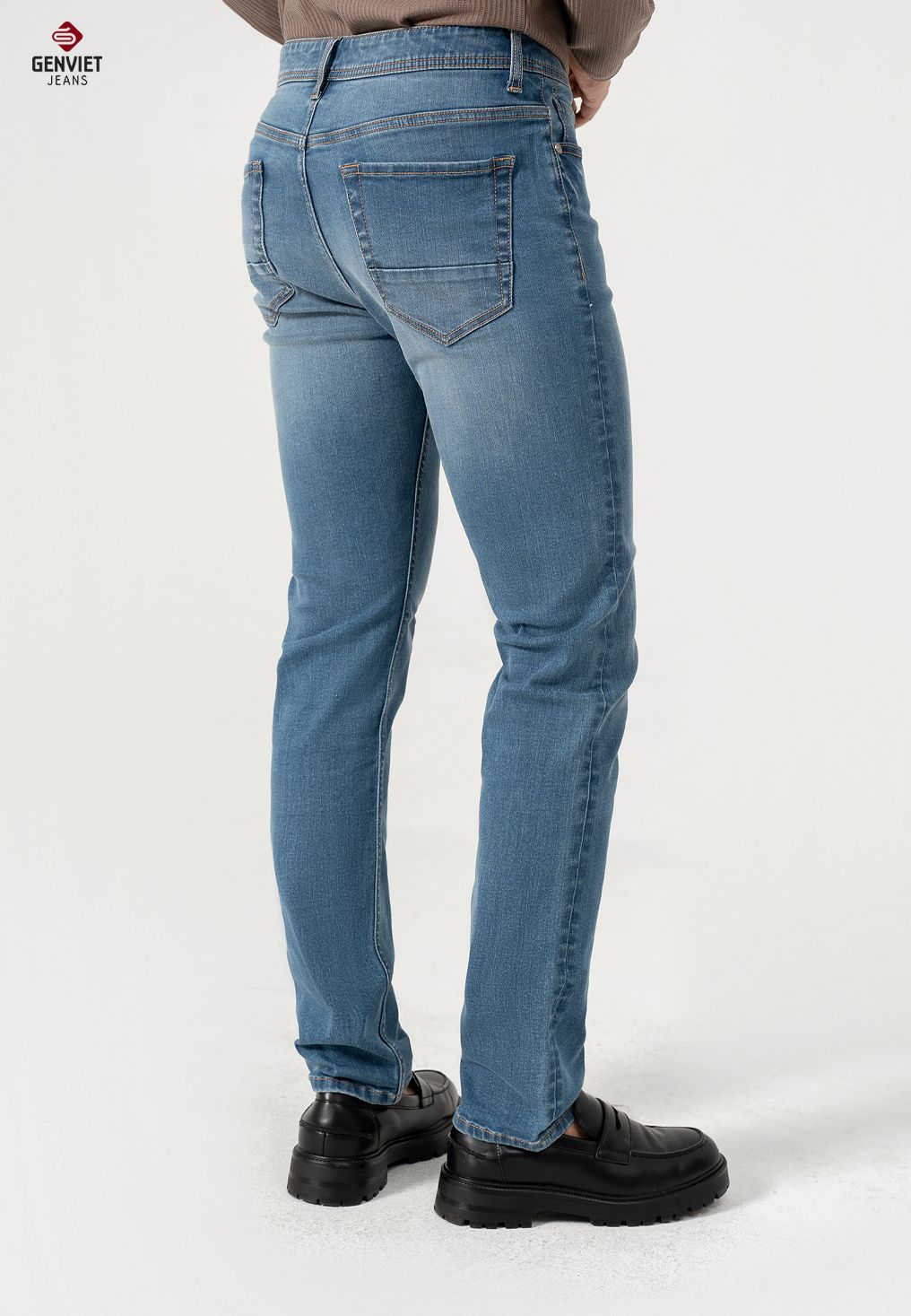  Quần Dài Nam Jeans Col Đứng D1108J8385 