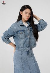 Áo Khoác Jeans Nữ 1 Lớp TK124J8459