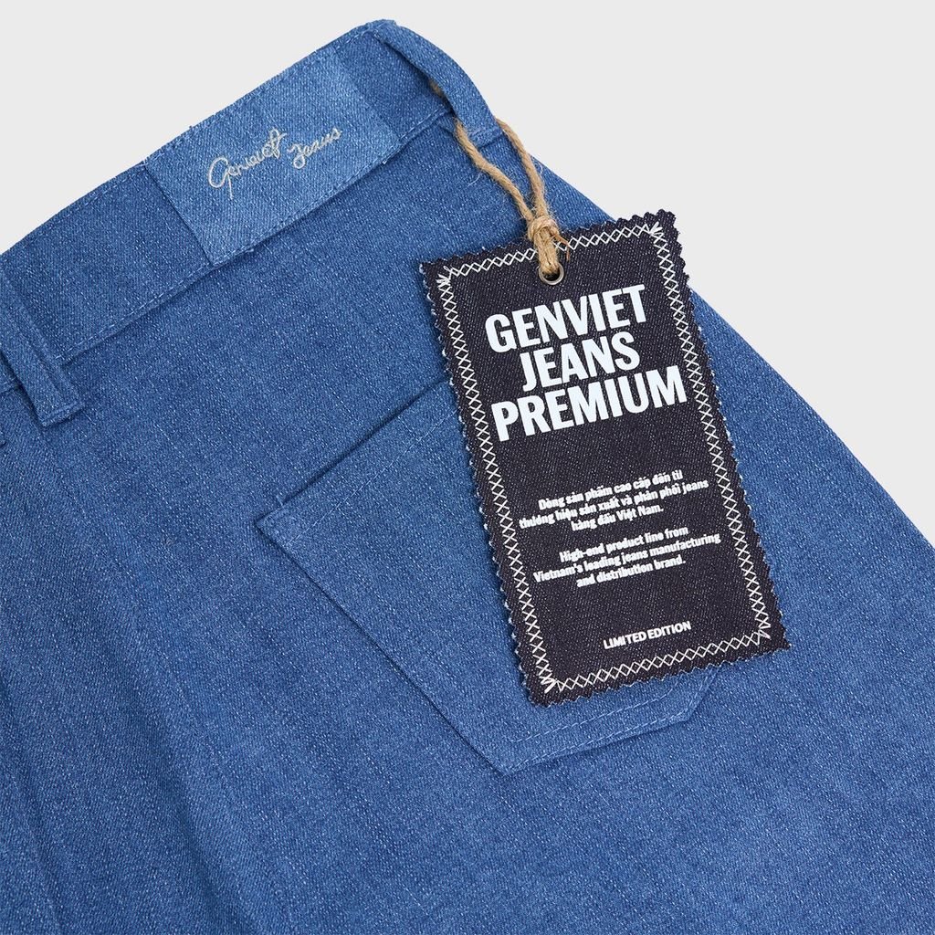 Quần Jeans Nữ Suông Vảy XQ1222J08969