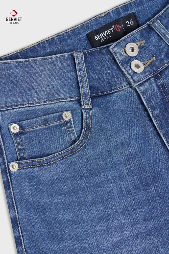 Quần Dài Jeans Nữ Ống Vảy TQ1210J08780