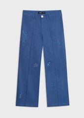 Quần Jeans Nữ Suông Vảy XQ1222J08969