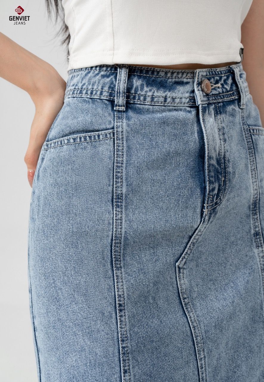  Chân Váy - Juyp Nữ Jeans Dài TJ228J8411 