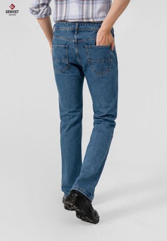Quần Jeans Nam Ống Đứng D1109J8377
